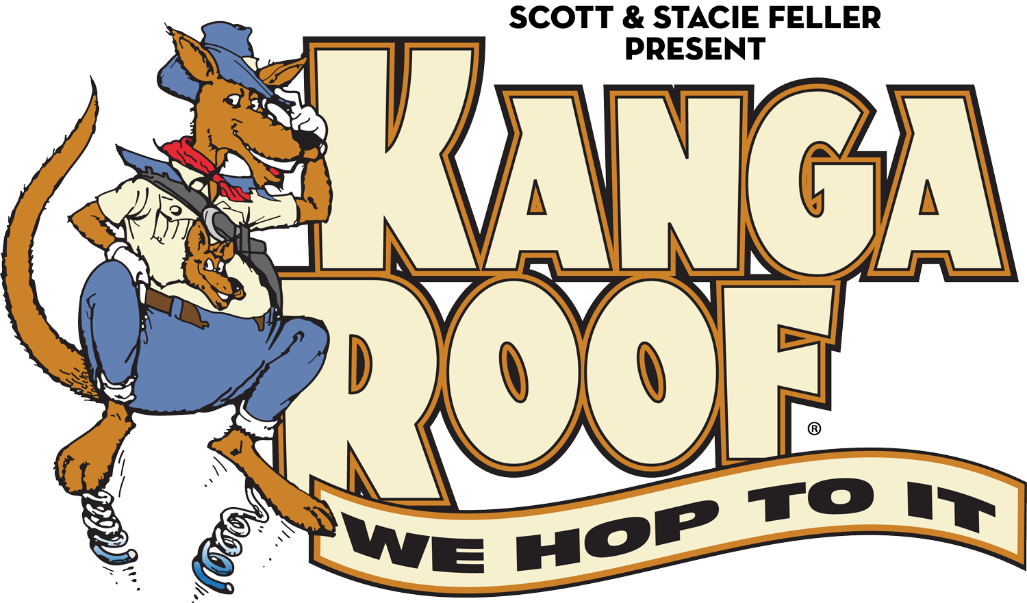 KangaRoof | We Hop To It | Logo