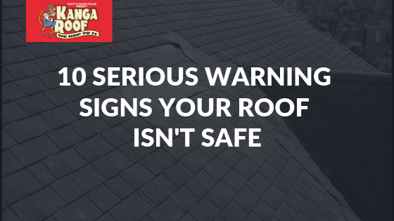 10 serious warning signs your roof isn't safe.
